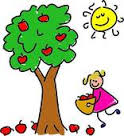 apple picking little girl